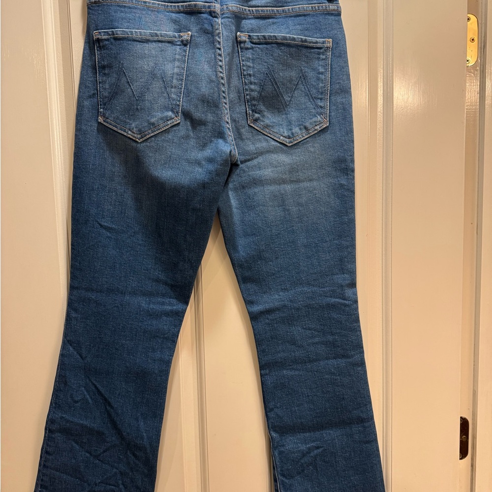 MOTHER Straight Leg Blue Jeans
